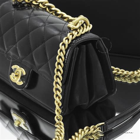 chanel flap bag with gold chain|chanel vintage flap bag.